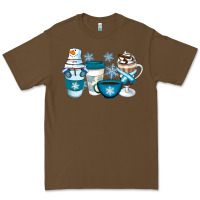Cacao Winter Coffee Cups Premium Tee - Artiststas