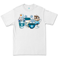 White Winter Coffee Cups Premium Tee - Artiststas