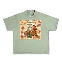 Oil Green pumpkin kisses and harvest wishes Urban Heavy Tee - TumblerDesignByShophia