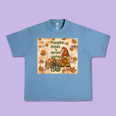 Pumpkin Kisses And Harvest Wishes Urban Heavy Tee Designed By Tumblerdesignbyshophia