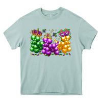 Arona mardi gras bead dogs Heavy Core Tee - LillyAllenDesigns
