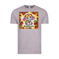 Vintage Zinc sweet summer cute elephant Vintage Tee - TumblerDesignByShophia