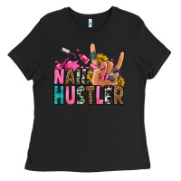 Black nail hustler Ladies Tee - Jasminsmagicworld