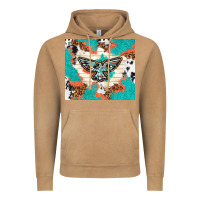 Vintage Camel freebird with leopard and cowhide pattern Vintage Hoodie - TumblerDesignByShophia