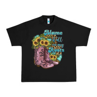 Black Blame It All On My Roots Urban Heavy Tee - JahusDesignShop