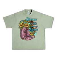 Oil Green Blame It All On My Roots Urban Heavy Tee - JahusDesignShop