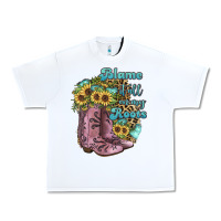 White Blame It All On My Roots Urban Heavy Tee - JahusDesignShop