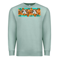 Seafoam Goat Family Fall Premium Sweatshirt - Artiststas