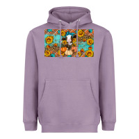 Lavender Fall cow Heavyweight Hoodie - Artiststas
