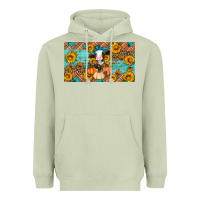 Matcha Fall cow Heavyweight Hoodie - Artiststas