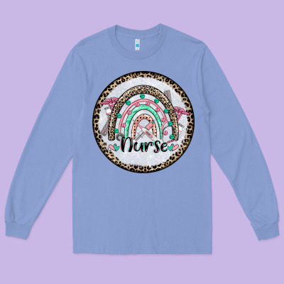 Nurse Coaster Long Sleeve Tee Designed By Cowgirlartshop