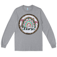 Heather Grey nurse coaster Long Sleeve Tee - CowGirlArtShop