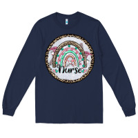Navy nurse coaster Long Sleeve Tee - CowGirlArtShop