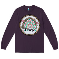 Plum nurse coaster Long Sleeve Tee - CowGirlArtShop