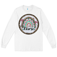 White nurse coaster Long Sleeve Tee - CowGirlArtShop