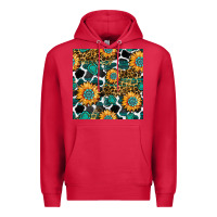 Cardinal gemstone sunflower leopard seamless pattern Premium Hoodie - BundleAndBundleShop