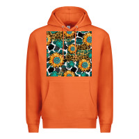 Carrot gemstone sunflower leopard seamless pattern Premium Hoodie - BundleAndBundleShop
