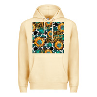 Gemstone Sunflower Leopard Seamless Pattern Premium Hoodie | Teevron