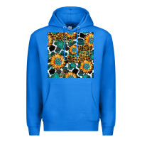 True Royal gemstone sunflower leopard seamless pattern Premium Hoodie - BundleAndBundleShop
