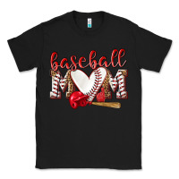 Black Baseball Mom Classic Tee - NancyCooperArtShop