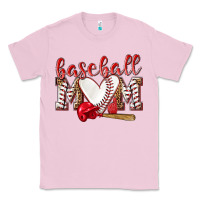 Bubblegum Pink Baseball Mom Classic Tee - NancyCooperArtShop