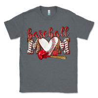Charcoal Heather Baseball Mom Classic Tee - NancyCooperArtShop