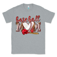 Heather Grey Baseball Mom Classic Tee - NancyCooperArtShop