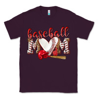 Plum Baseball Mom Classic Tee - NancyCooperArtShop