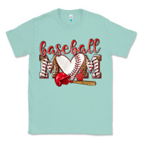 Seafoam Baseball Mom Classic Tee - NancyCooperArtShop