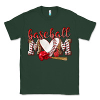 Sports Green Baseball Mom Classic Tee - NancyCooperArtShop