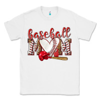 White Baseball Mom Classic Tee - NancyCooperArtShop