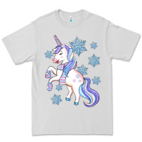Dove Grey Winter unicorn Premium Tee - Artiststas