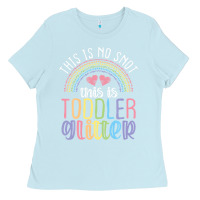 Baby Blue Daycare Provider Toddler No Snot Funny Childcare Teacher Ladies Tee - lanVoArt