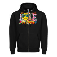 Black Love Summer Zipper Hoodie - CowhideDigitalArt