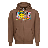 Chestnut Love Summer Zipper Hoodie - CowhideDigitalArt