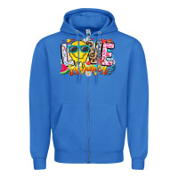 True Royal Love Summer Zipper Hoodie - CowhideDigitalArt