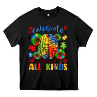 Black celebrate neurodiversity Heavy Core Tee - LillyAllenDesigns