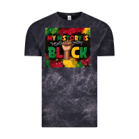Cloud Black my history is black Vintage Tee - TumblerDesignByShophia