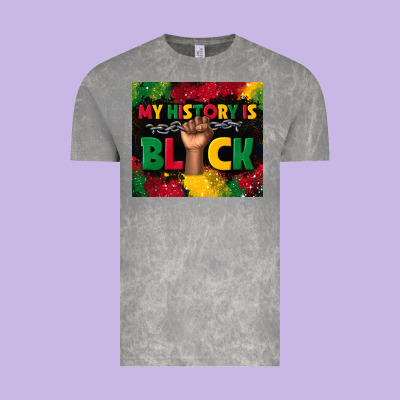 My History Is Black Vintage Tee Designed By Tumblerdesignbyshophia