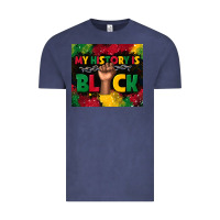 Vintage Denim my history is black Vintage Tee - TumblerDesignByShophia