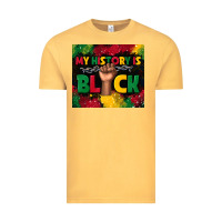 Vintage Mustard my history is black Vintage Tee - TumblerDesignByShophia