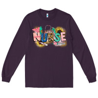 Plum nurse Long Sleeve Tee - CowGirlArtShop