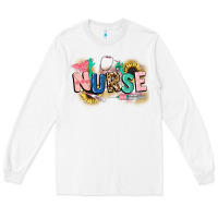 White nurse Long Sleeve Tee - CowGirlArtShop