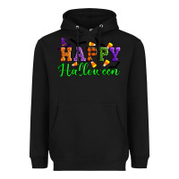 Black Happy halloween Heavyweight Hoodie - Artiststas