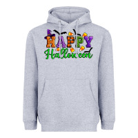 Heather Grey Happy halloween Heavyweight Hoodie - Artiststas