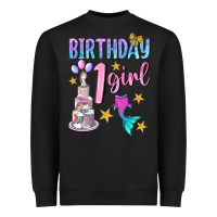 Black birthday girl 1 Heavyweight Sweatshirt - BundleAndBundleShop