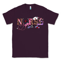 Plum valentines day nurse Classic Tee - RanaPortraitStore