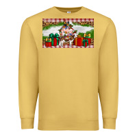 Antique Gold Stocked christmas farm Premium Sweatshirt - Artiststas