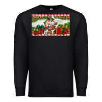 Black Stocked christmas farm Premium Sweatshirt - Artiststas