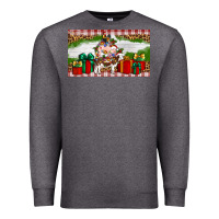 Charcoal Heather Stocked christmas farm Premium Sweatshirt - Artiststas